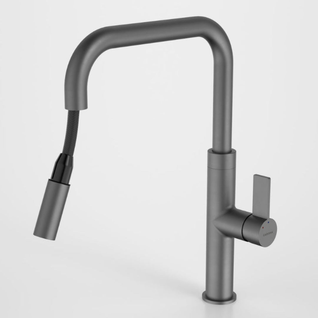 Caroma Urbane II Pull Out Sink Mixer - LF Brushed Nickel - 99672BN56AF