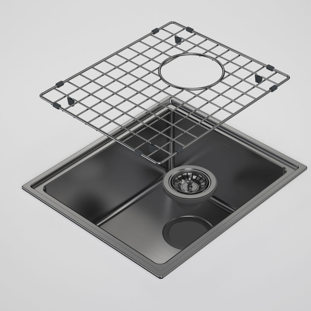 Caroma Urbane II Single Bowl Sink - Gun Metal - CO0100GM