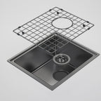 Caroma Urbane II Single Bowl Sink - Gun Metal - CO0100GM