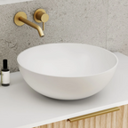 Cassa Design Auris Slim Above Counter Basin - Matte White - AU363613