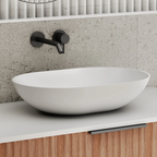 Cassa Design Eggshell Solid Surface Basin - Matte White - ES523611