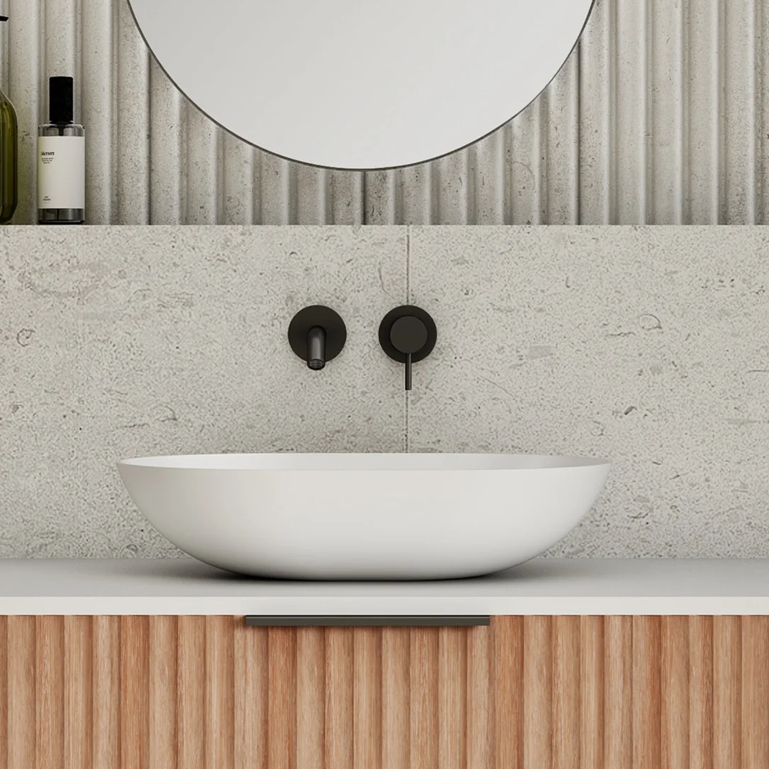 Cassa Design Eggshell Solid Surface Basin - Matte White - ES523611