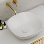 Cassa Design Rec Slim Solid Surface Basin - Matte White - RE363613