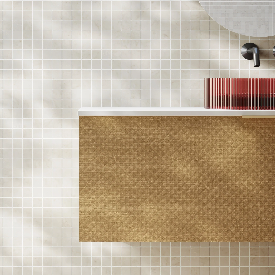 Cassa Design Relievo 1500mm Wall Hung Vanity - Oak - Brushed Gold Handle - REL1500IO-BG