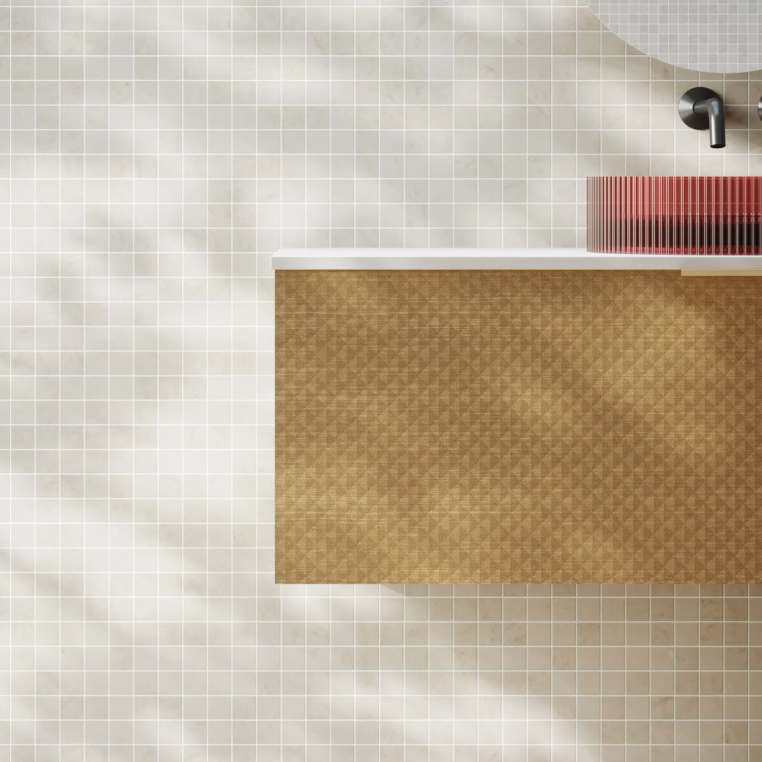 Cassa Design Relievo 1800mm Wall Hung Vanity - Oak - Brushed Gold Handle - REL1800IO-BG