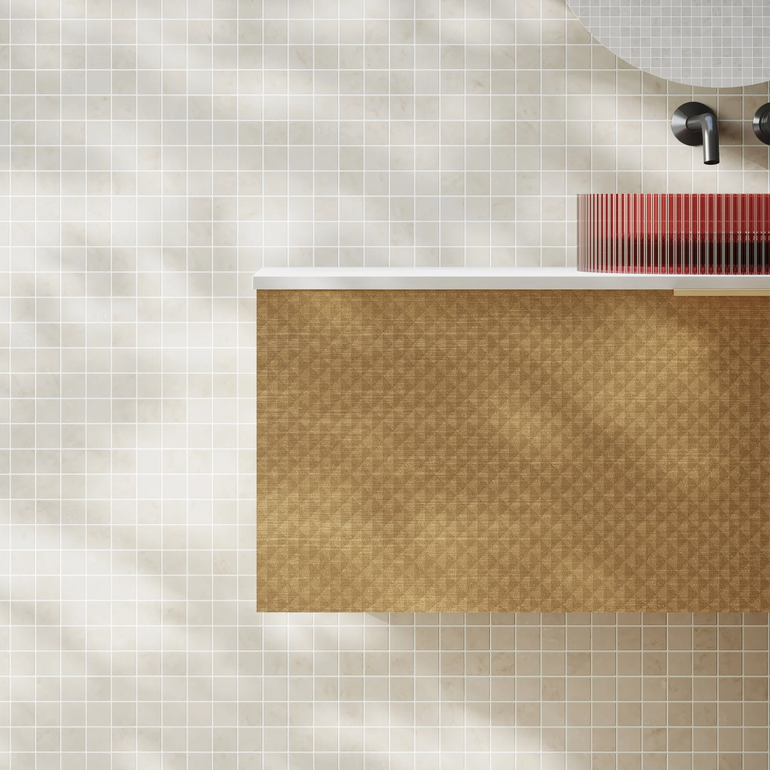 Cassa Design Relievo 750mm Wall Hung Vanity - Oak - Matte Black Handle - REL750IO-MB