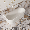 Cassa Design Westminster 1700mm Back To Wall Bath Includes Overflow - Gloss White