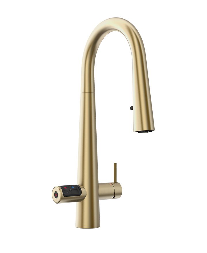 Zip HydroTap G5 Boiling, Chilled, Hot & Ambient Celsius Plus All-In-One Pull Out - Brushed Brass H5X784Z18AU
