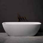 Pietra Bianca Chelsea 1600mm Freestanding Bath - Charcoal - PB4099-16-C