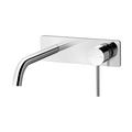 Phoenix Vivid Slimline SwitchMix Wall Basin/Bath Mixer 180mm Trim Only - LF Chrome - VS2812-00-1