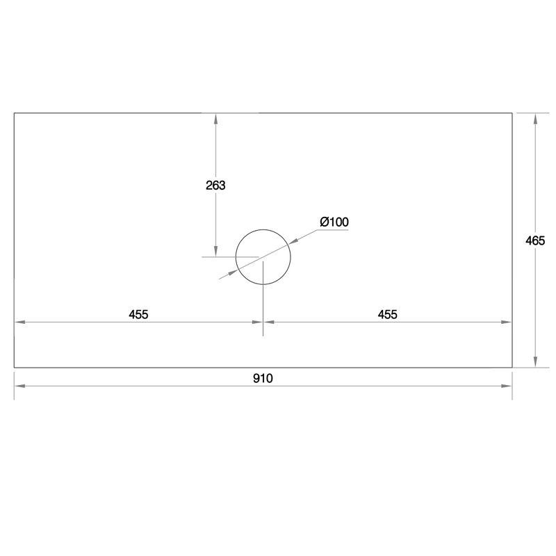 Cassa Design Cicero 900mm Natural Walnut Wall Hung Vanity