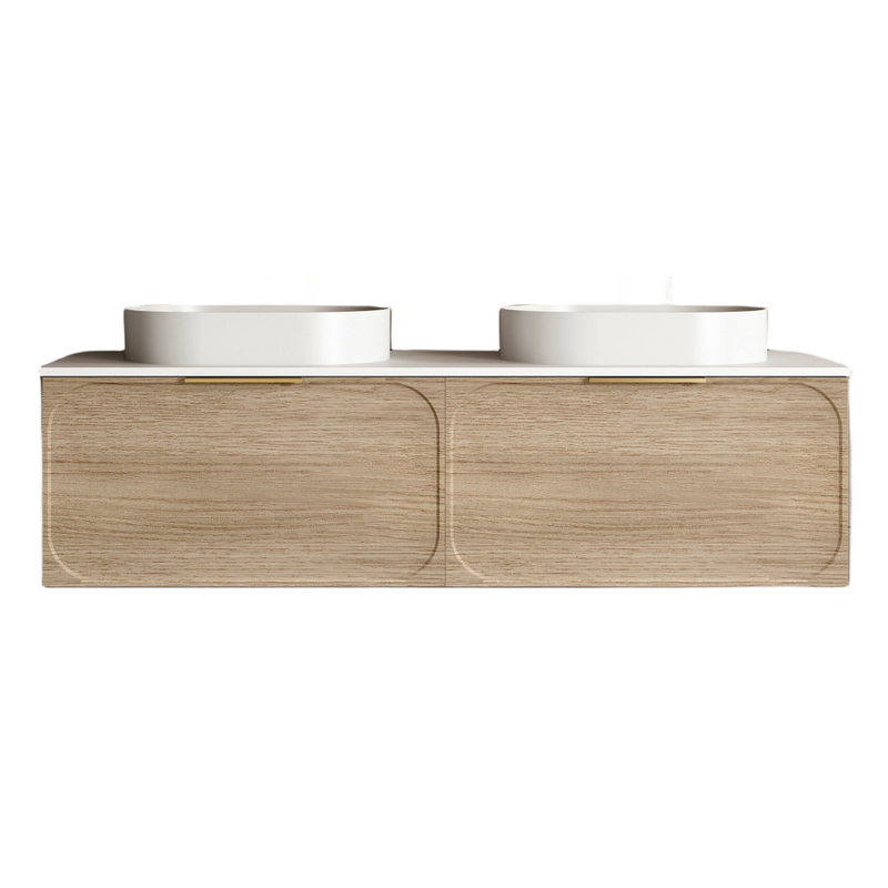 Cassa Design Cicero 1500mm Natural Oak Wall Hung Vanity