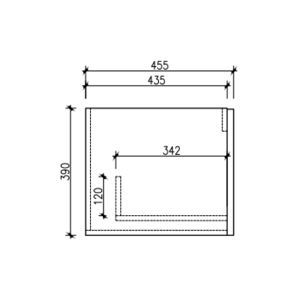 Cassa Design Cicero 1200mm Natural Walnut Wall Hung Vanity - Brushed Nickel Handle - CIC1200WH-WALNUT-Brushed-Nickel