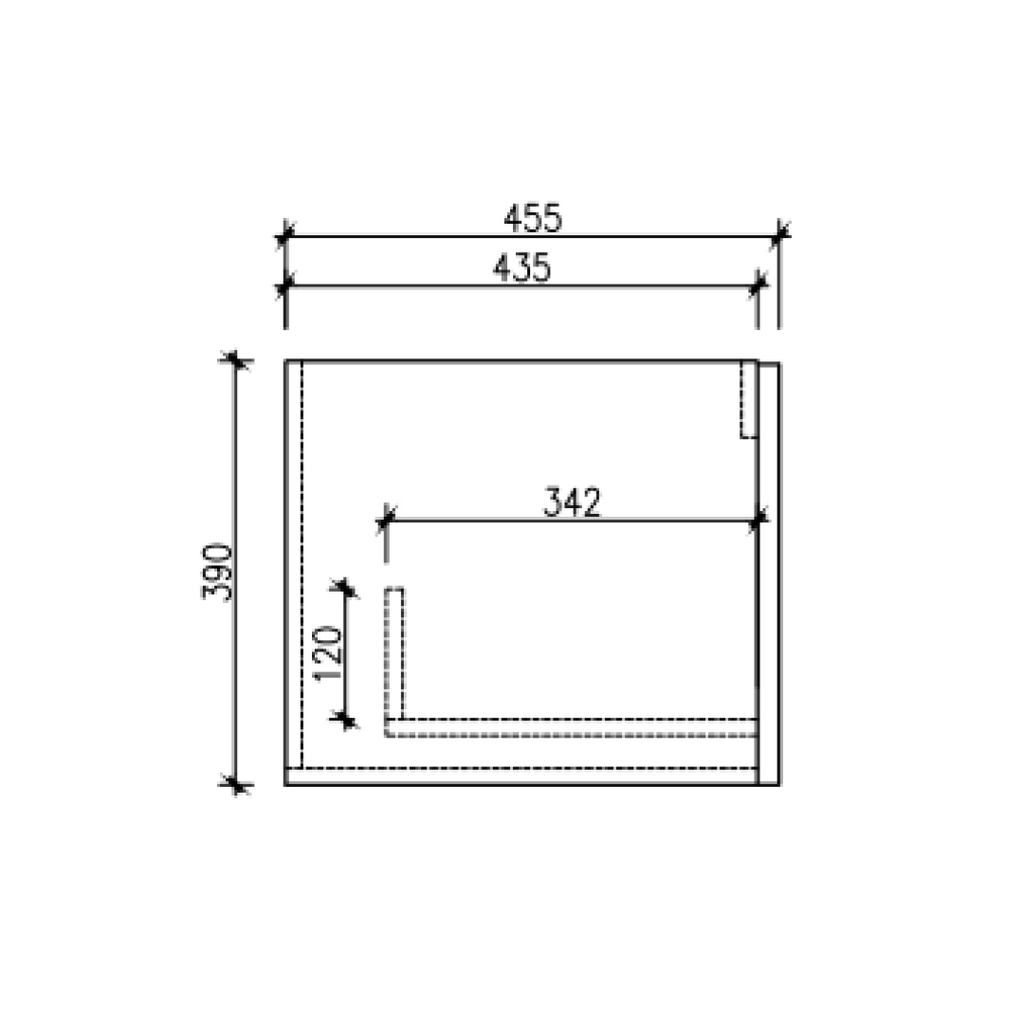 Cassa Design Cicero 1200mm Natural Oak Wall Hung Vanity - Brushed Nickel Handle - CIC1200WH-OAK-Brushed-Nickel