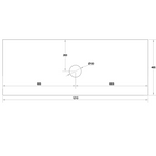 Cassa Design Cicero 1200mm Natural Oak Wall Hung Vanity - Brushed Nickel Handle - CIC1200WH-OAK-Brushed-Nickel