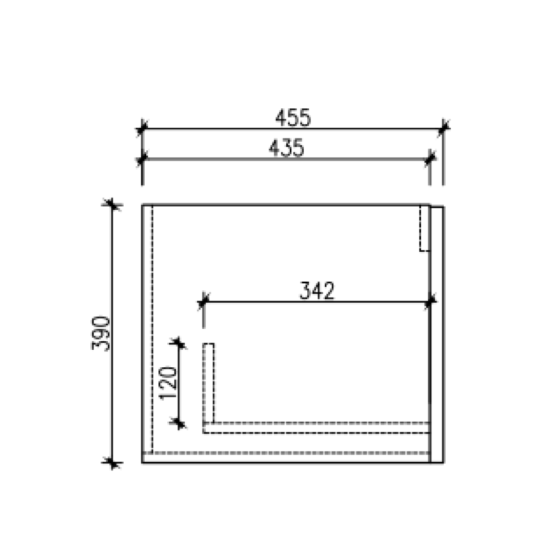 Cassa Design Cicero 1500mm Natural Walnut Wall Hung Vanity - Brushed Nickel Handle - CIC1500WH-WALNUT-Brushed-Nickel