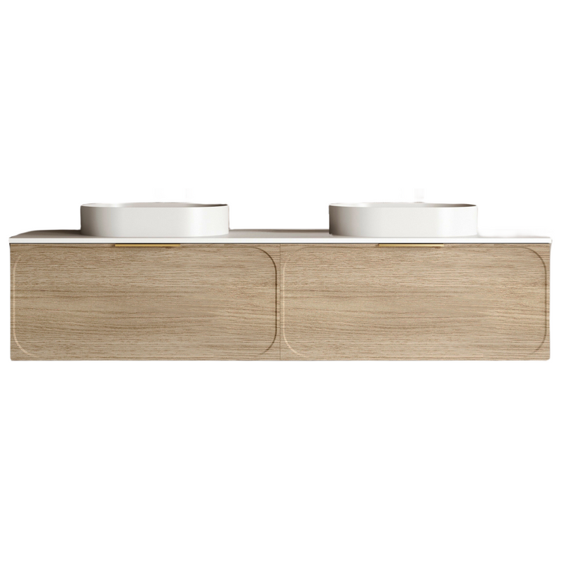 Cassa Design Cicero 1800mm Natural Oak Wall Hung Vanity