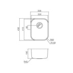 Clark Monaco Single Bowl Undermount - EVBU