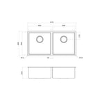 Ppr20b Buy Clark Prism Double Bowl Undermount-Overmount Online | Cass Brothers