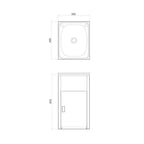 Clark Utility 42 Compact Tub & Cabinet - F6111