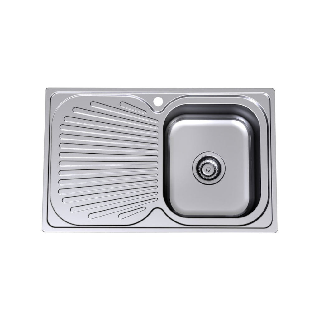 Clark Vital Single Right Hand End Bowl (1 Tap Hole) - 1123.1R