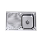 Clark Vital Single Right Hand End Bowl (1 Tap Hole) - 1123.1R