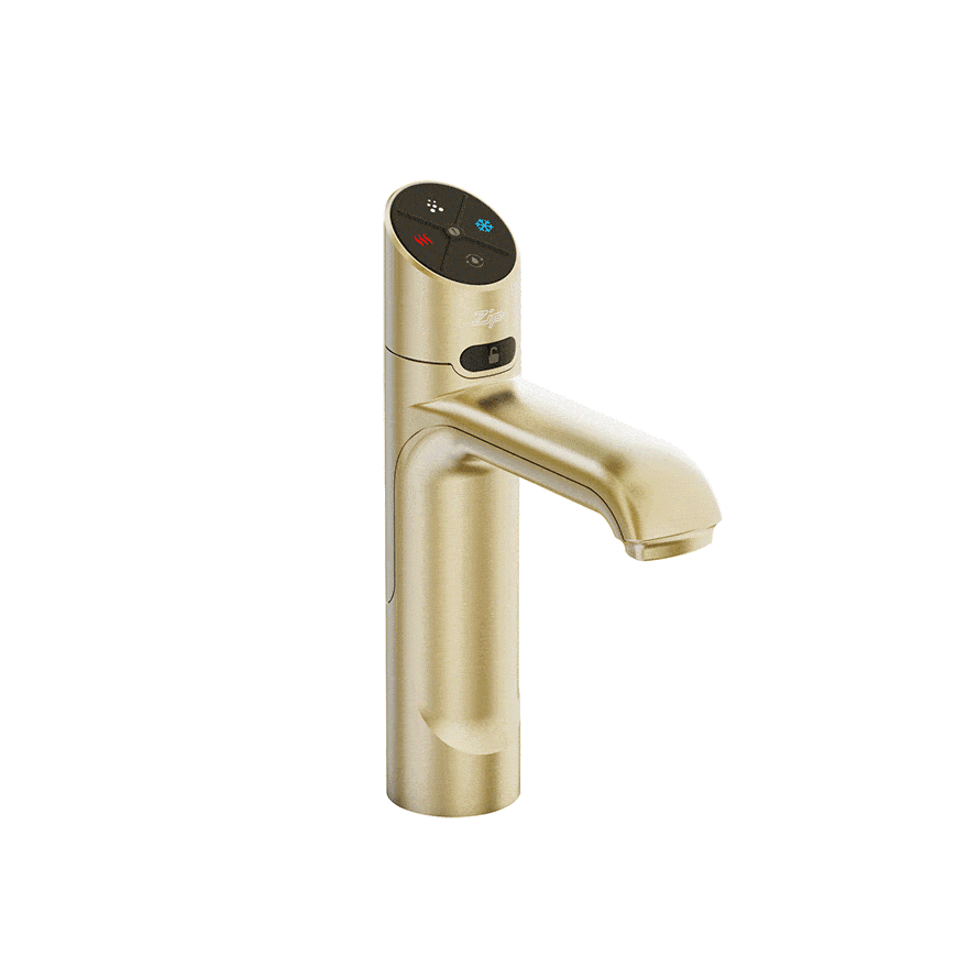 Zip HydroTap G5 Classic Plus Boiling, Chilled & Sparkling - Brushed Brass H55783Z18AU — 360° view