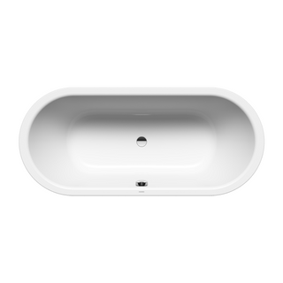 Kaldewei Classic Duo Oval Freestanding 1700 Alpine White Bath - Chrome Overflow - 01-113-FS-06