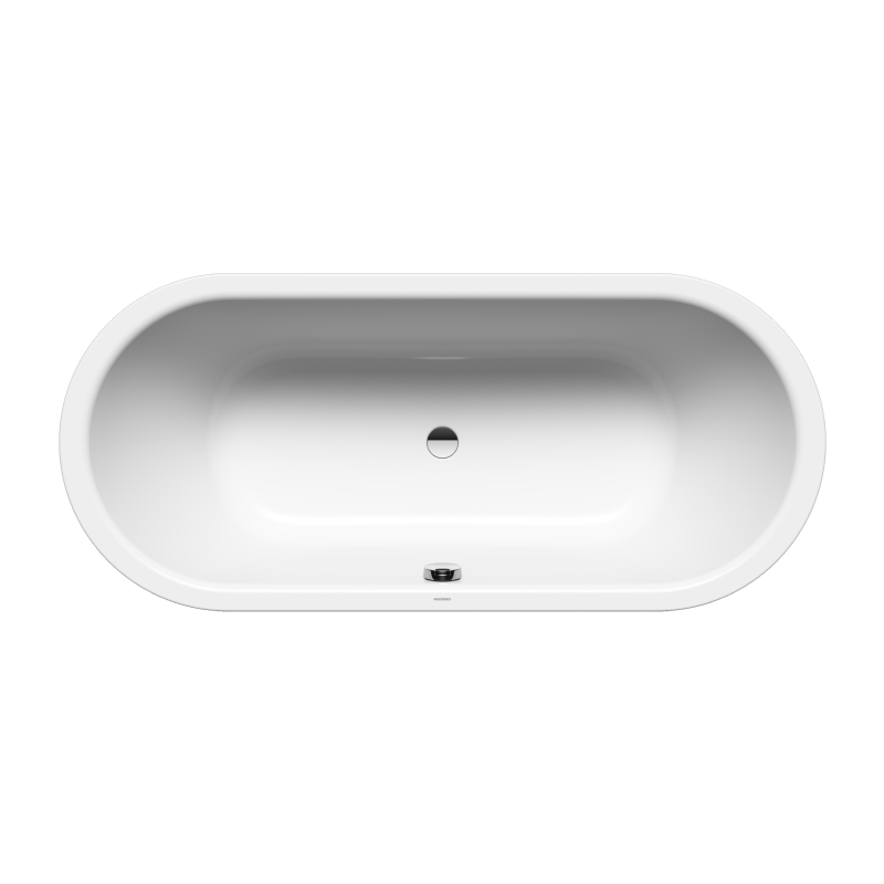 Kaldewei Classic Duo Oval Freestanding 1800 Alpine White Bath - Chrome ...