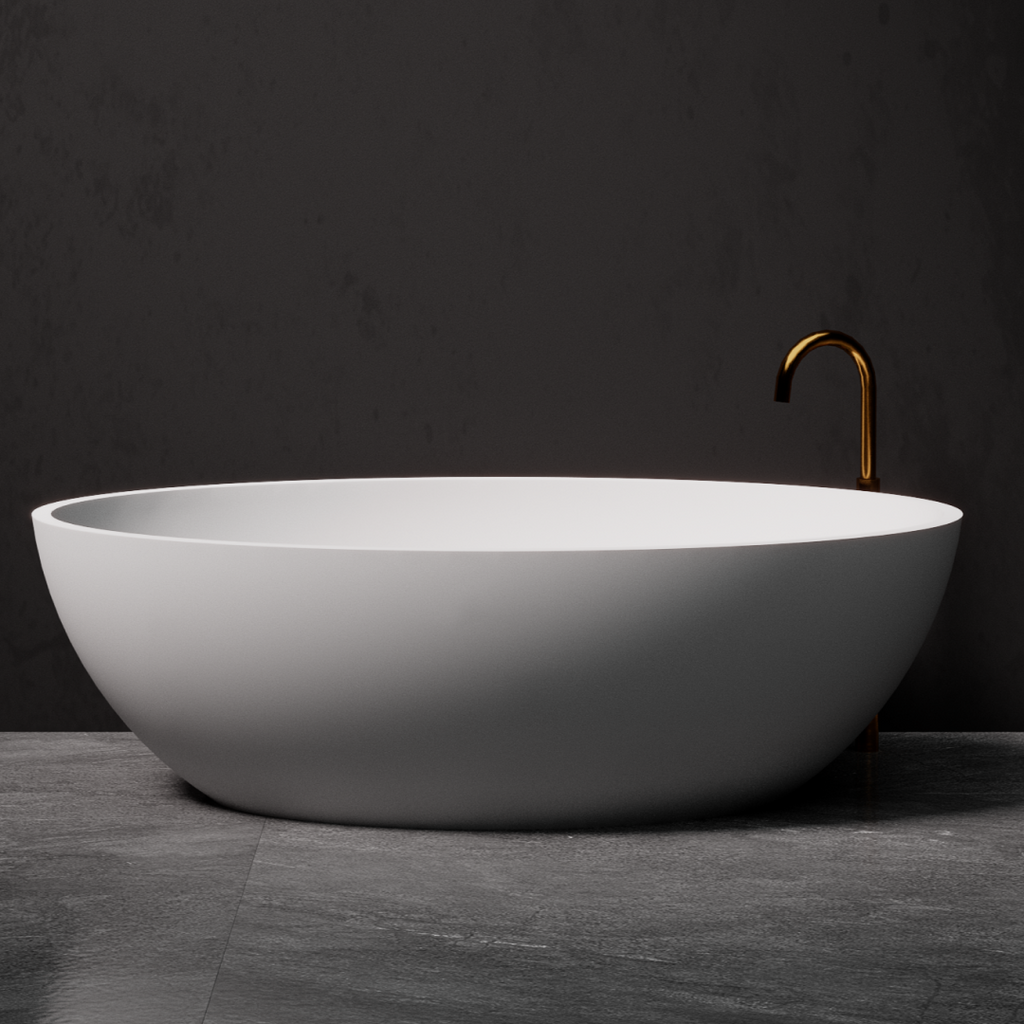 Pietra Bianca Coco 1700mm Freestanding Bath - Charcoal - PB4056-C