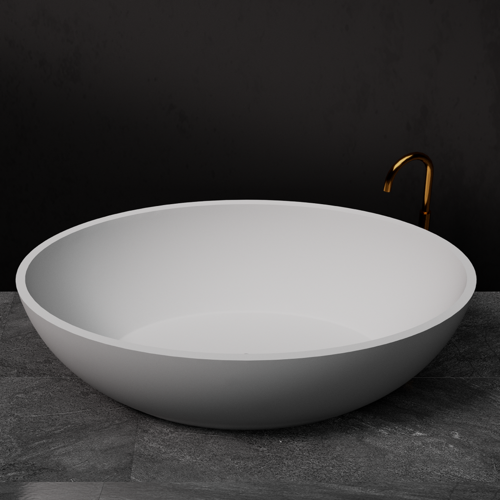 Pietra Bianca Coco 1700mm Freestanding Bath - Charcoal - PB4056-C