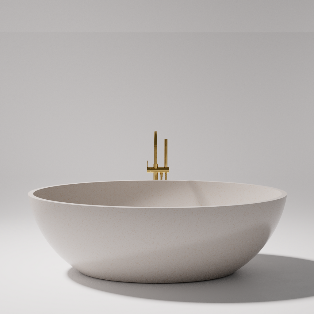 Pietra Bianca Coco 1700mm Freestanding Bath - Charcoal - PB4056-C