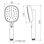 Caroma Contura II Hand Shower - Chrome - 849085C4A
