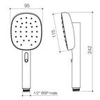 Caroma Contura II Hand Shower - Matte Black - 849085B4A