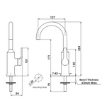 Greens Craft Filter Faucet/Tap - LF Matte Black - LF248047MB