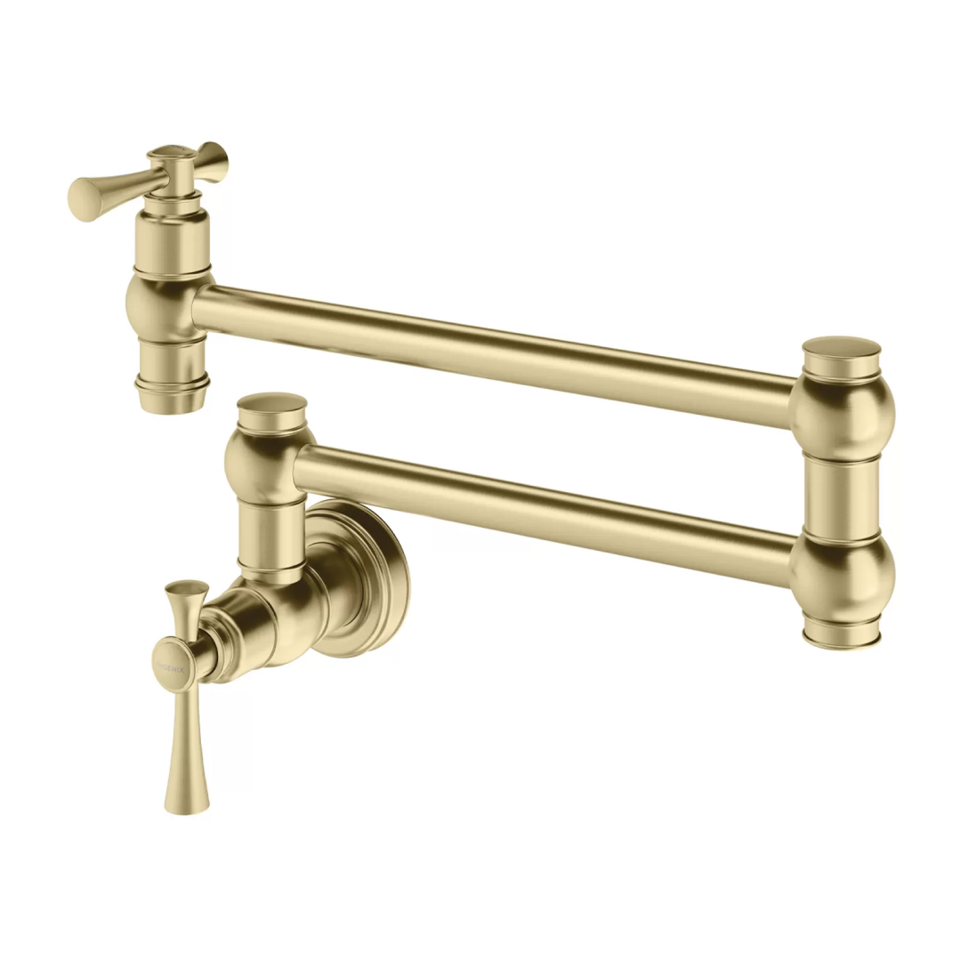 Phoenix Cromford Pot Filler - LF Brushed Brass - 134-1900-12-1