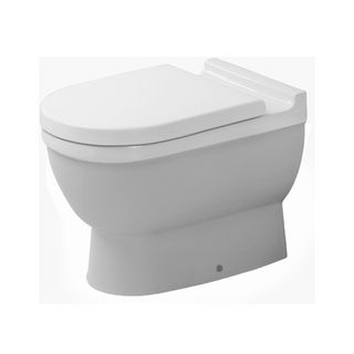 Duravit Starck 3 Wall Faced Toilet Pan - Alpine White D1906700-P