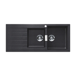 Abey SCHOCK Signus Topmount 1 & 3/4 Right Hand Bowl Sink 1TH - Magma - D200BR