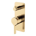 Fienza Sansa Rectangular Wall Diverter Mixer Trim Kit Only (Body Extra) - Urban Brass - D229102UB-2