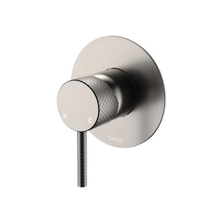 Fienza Axle Large Round Wall Mixer Trim Kit - Brushed Nickel - D231101BN-3