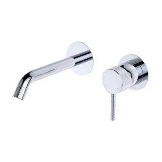 Fienza Axle Round Wall Basin/Bath Mixer Trim Kit 160mm Outlet - Chrome - D231104
