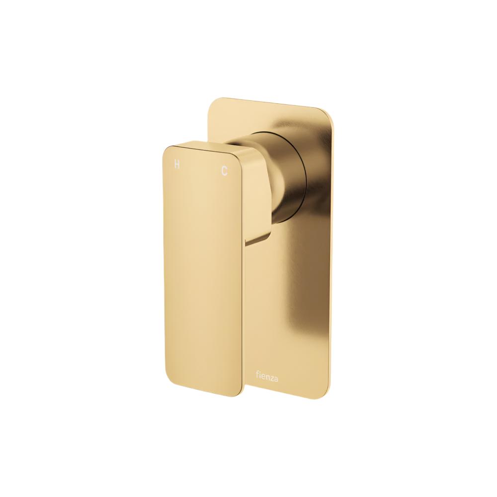 Fienza Tono Rectangular Wall Mixer Trim Kit - Urban Brass - D233101UB-LF