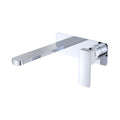 Fienza Tono Rectangular Wall Basin/Bath Mixer Trim Kit 200mm Outlet - Chrome - D233106-200-LF