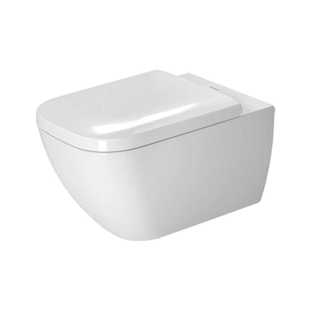 Duravit Happy D.2 Rimless Wall Hung Toilet Pan - Alpine White D4222209-P