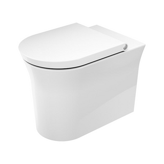 Duravit White Tulip Wall Faced Toilet Pan - Alpine White D4400400-P
