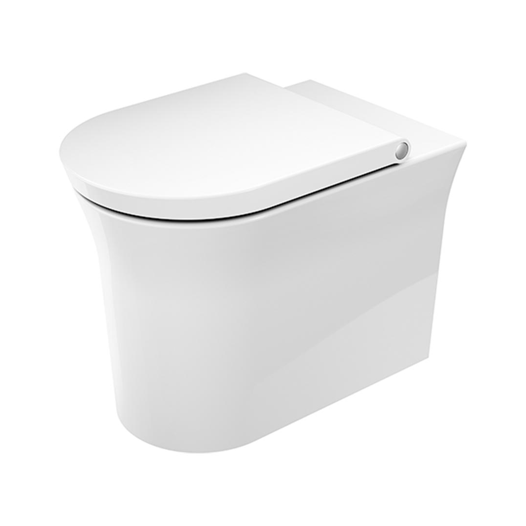 Duravit White Tulip Wall Faced Toilet Pan - Alpine White D4400400-P