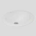 Argent Azure Neu 510 Oval Drop-In Basin - 1 Tap Hole Gloss White - D6051