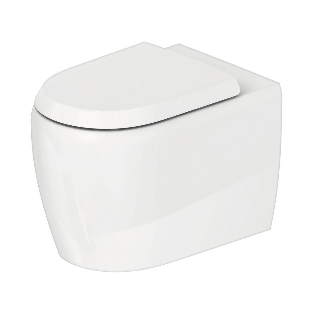 Duravit Qatego Wall Faced Toilet Pan - Alpine White D7000200