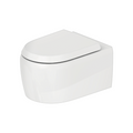 Duravit Qatego Wall Hung Rimless Toilet Pan - Alpine White D7000300