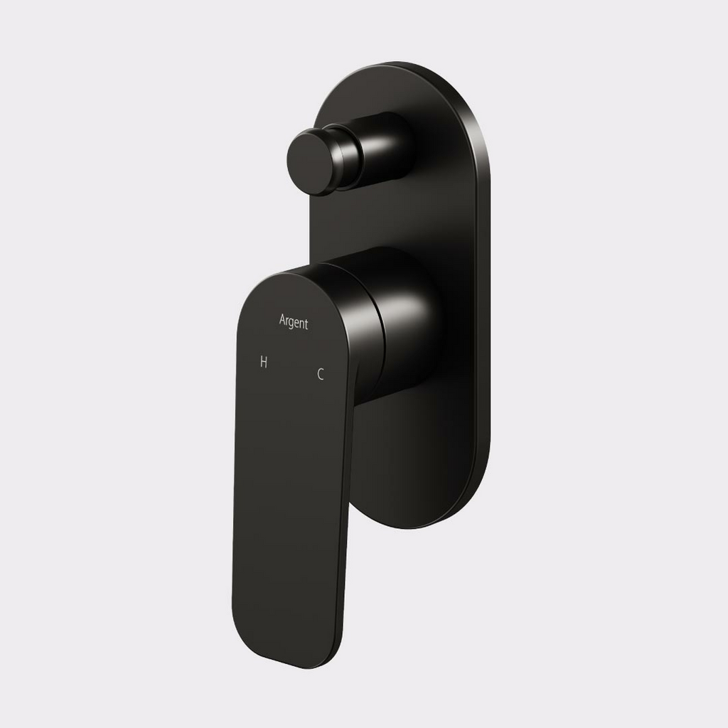 Argent Pace 2.0 Diverter Mixer Set (Includes In-Wall Body) - LF Matte Black - D744295B + M515800